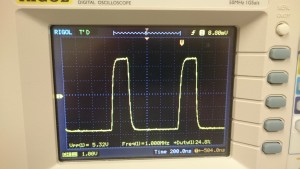 FY3200S 1MHz 5V 25% Duty Square Wave