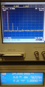 IFR2025 24MHz Harmonics