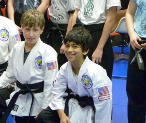 Benji gets his blackbelt